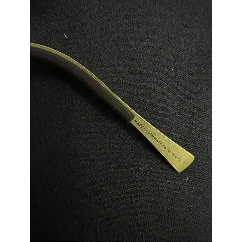 LINDBERG buffalo horn trae titanium cat eye style eyeglasses